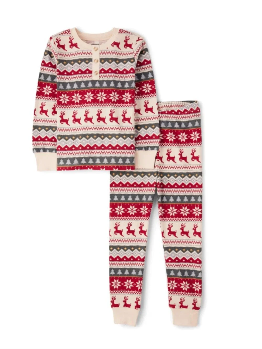 Gymboree Fair Isle Reindeer Pajama Set Size 8